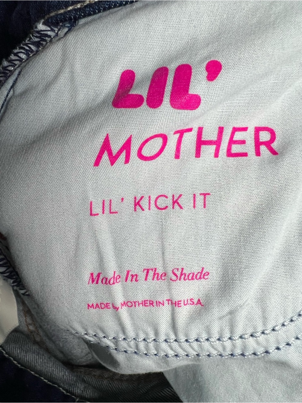 NWT Mother Lil’ Mother The Lil’ Kick it Superior Jeans size 27” High-rise crop - Picture 3 of 8